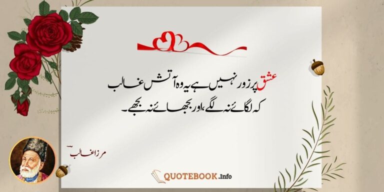 Mirza Ghalib Love Shayari