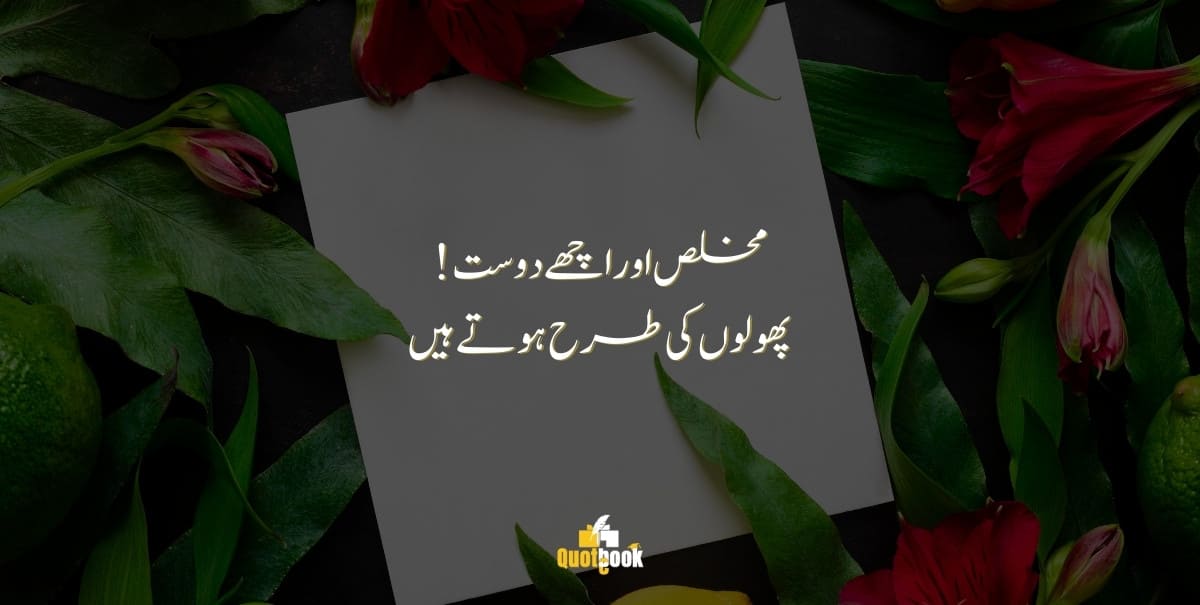 Short Friendship Quotes in Urdu – 2 Line Dosti Quotes