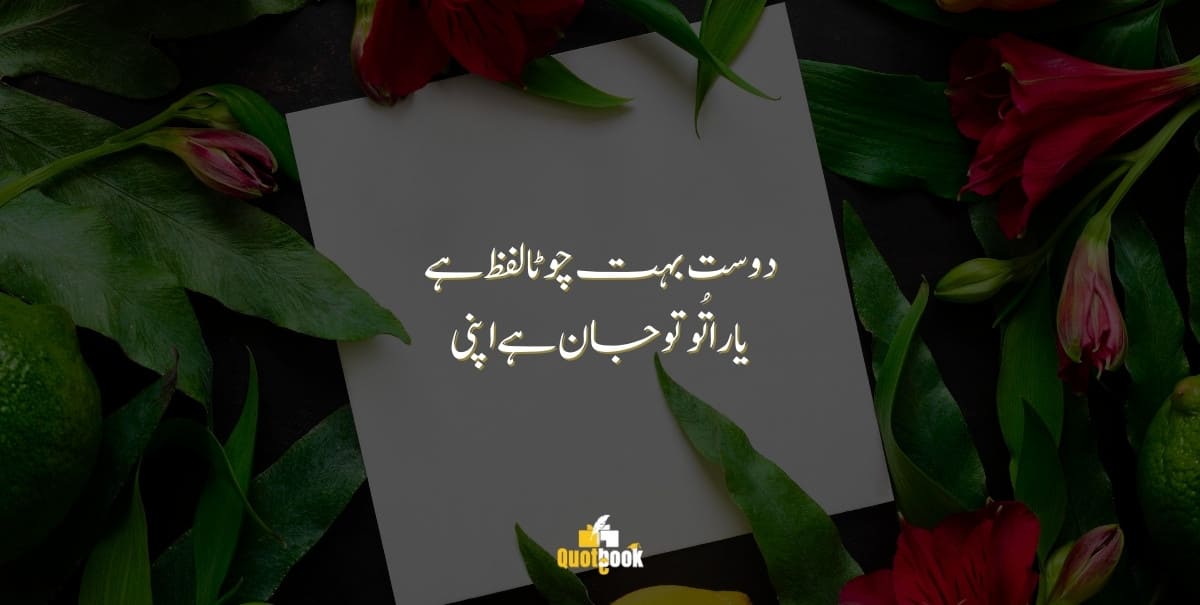 Short Friendship Quotes in Urdu 08